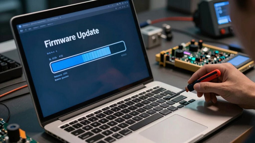 test firmware safely first