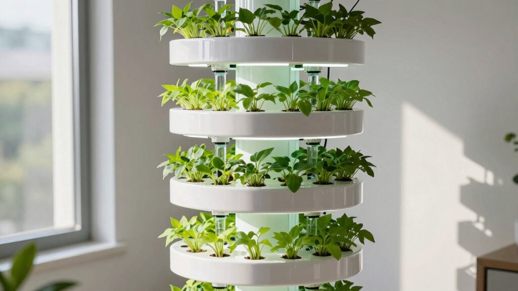 top hydroponic towers