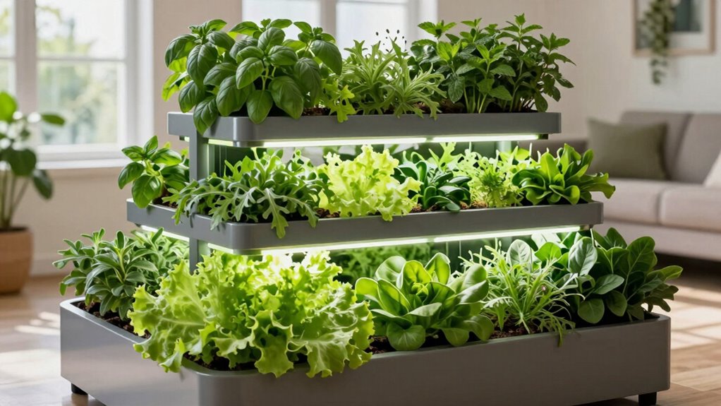 top indoor salad gardens
