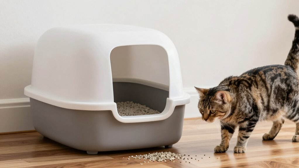 use high sided litter box