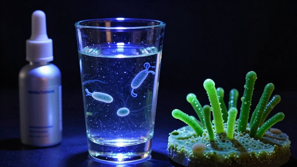 uv light damages microbial dna