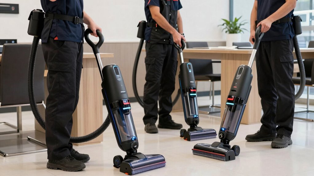 vacuum features for efficiency