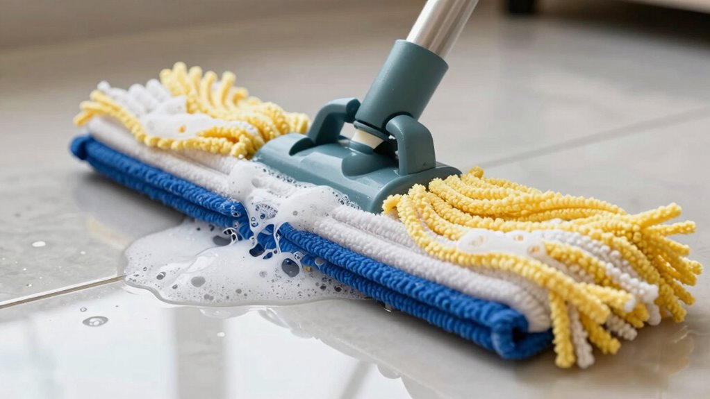 wash mop thoroughly regularly