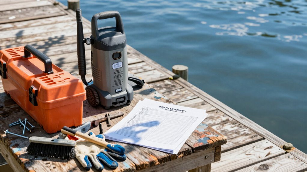 year round dock maintenance schedule