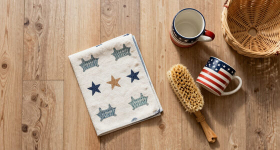 A Basically All-Wood Paneled '70S Bathroom Got An Americana Folk Makeover