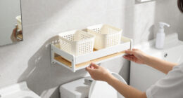12 Renter-Friendly Finds That Bring Instant Storage To Small Bathrooms, Starting At $13