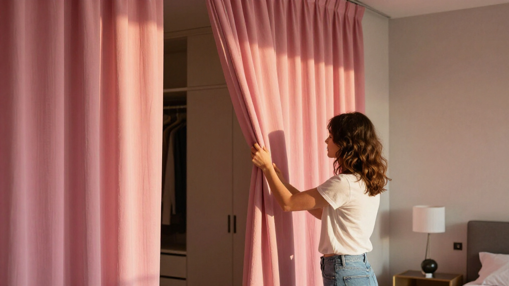 I Ditched My Closet Doors For $60 Pleated Curtains (See Why!)