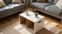 They Made A Blank-Box Living Room Look Custom Without Hiring A Carpenter