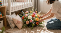 This Nursery’s Floral Bed Nook Is What Cozy, Whimsical Dreams Are Made Of