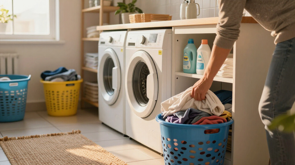 A Laundry Room Was An Eyesore Until IKEA Cabinets Gave It An Organized Redo