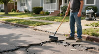 OMR Neighbourhood Battles Potholes, Dangling Cables - The Times Of India