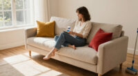 They Took A Risk On Mustard And Red — It Completely Changed This Living Room