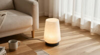 Walmart's New $25 Travertine-Look Lamp Looks Shockingly High-End