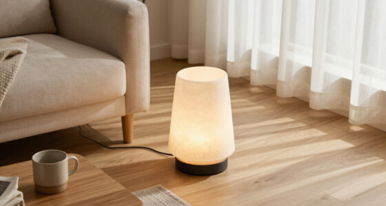 Walmart's New $25 Travertine-Look Lamp Looks Shockingly High-End