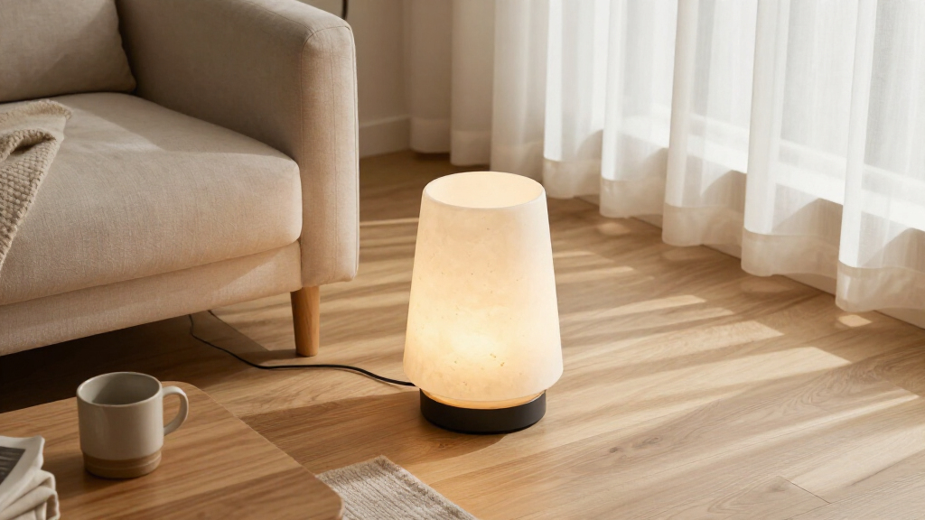 Walmart's New $25 Travertine-Look Lamp Looks Shockingly High-End