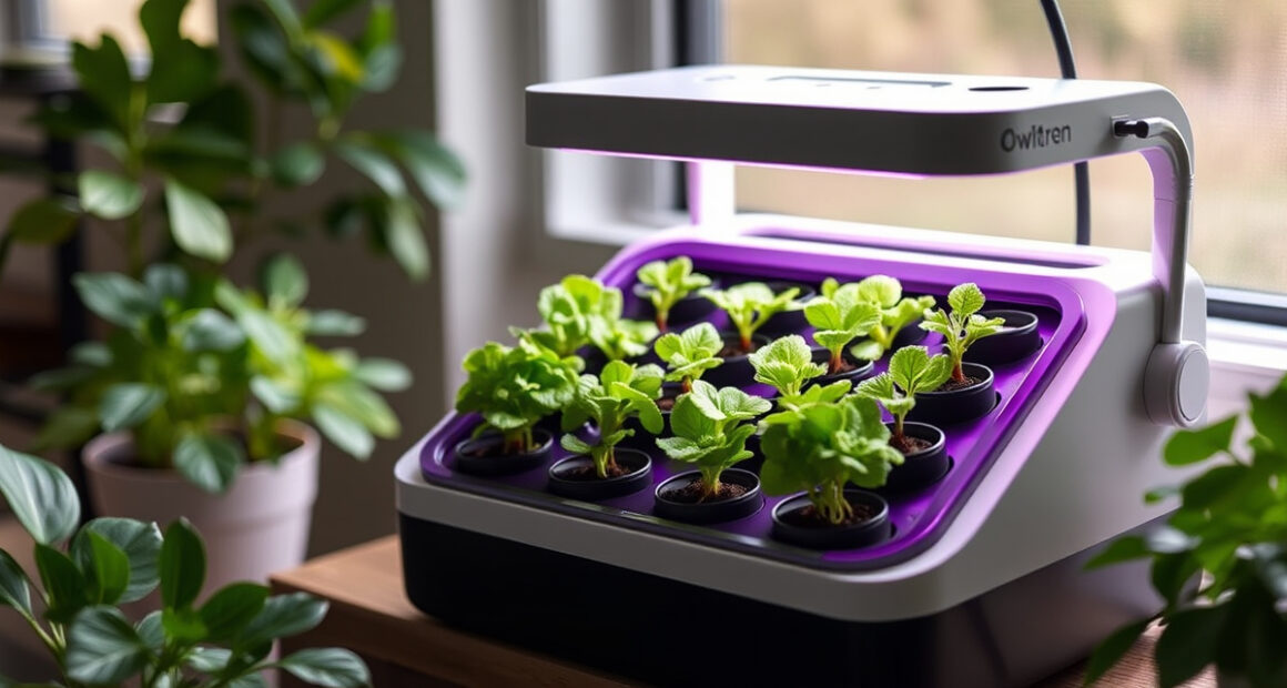 A Fall Herb Garden Review: owltron 15-Pod Smart Hydroponic System