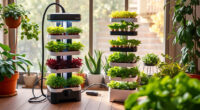 A Fall Review of the 14-Layer Hydroponic Tower Growing System