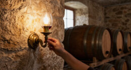 A Pair Of Antique Sconces Found In The Basement Informed The Ethos Of This Wine Country Home