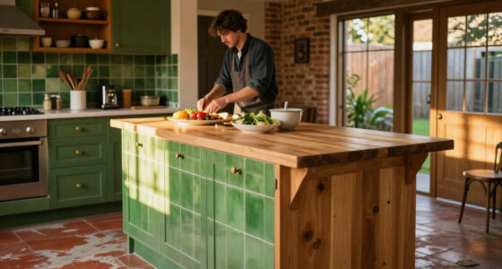 This Once Ugly Extension Has Been Transformed Into A Bold And Playful Kitchen Filled With Beautiful Antiques